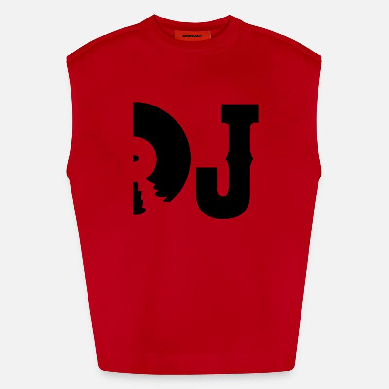 dj Heavyweight oversized organic tanktop made in EU