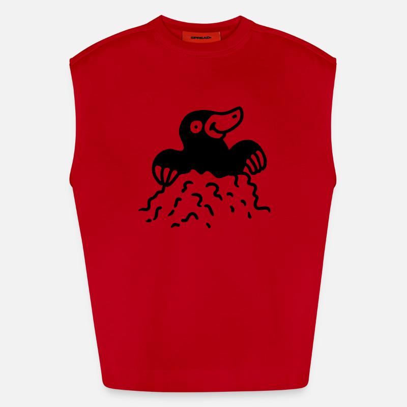 Mole - ligne Débardeur bio épais oversize fabriqué en UE