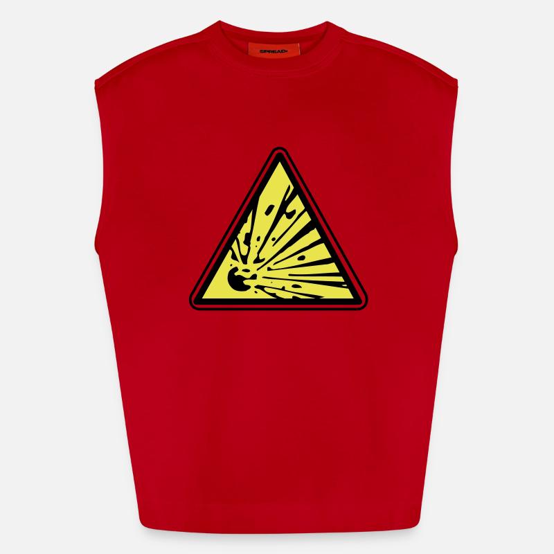 Explosif Débardeur bio épais oversize fabriqué en UE