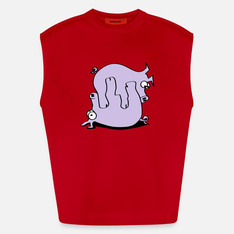 Mess Heavyweight Oversized Organic Tank Top Made in EU