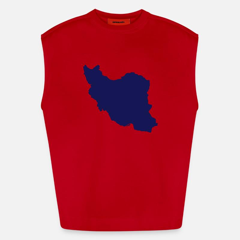 Iran Débardeur bio épais oversize fabriqué en UE