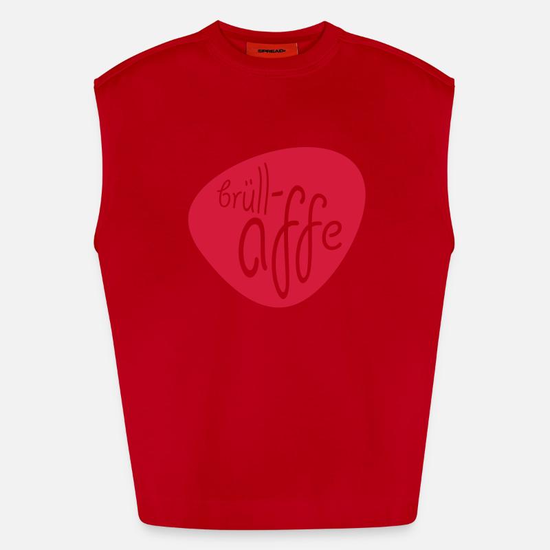 Urlatore Canotta ecologica oversize Heavyweight Made in UE