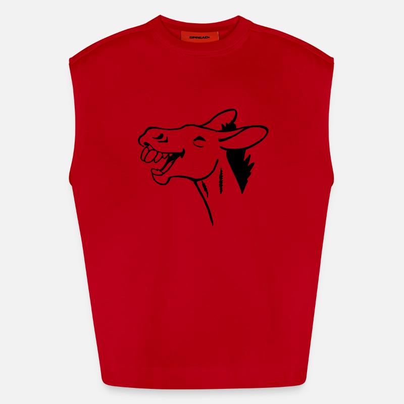 ass gapes Heavyweight Oversized Organic Tank Top Made in EU