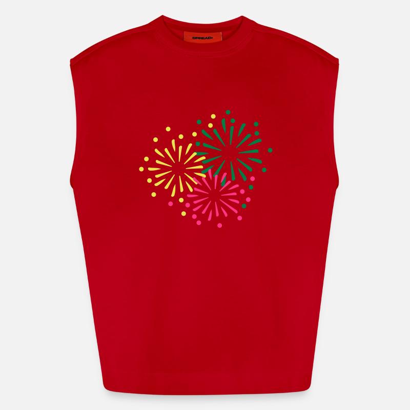 Fireworks Heavyweight Oversized Organic Tank Top Made in EU