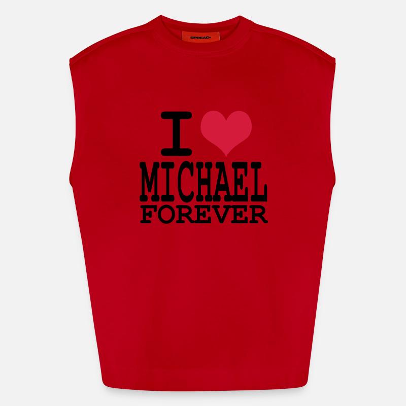 j'aime michael toujours Débardeur bio épais oversize fabriqué en UE