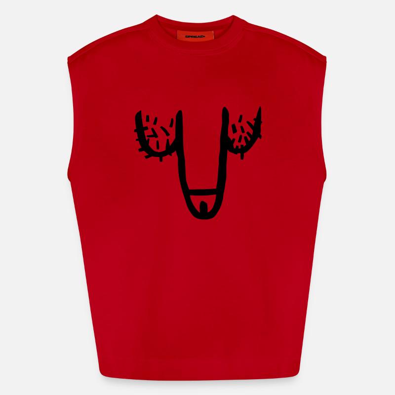 Penis Débardeur bio épais oversize fabriqué en UE