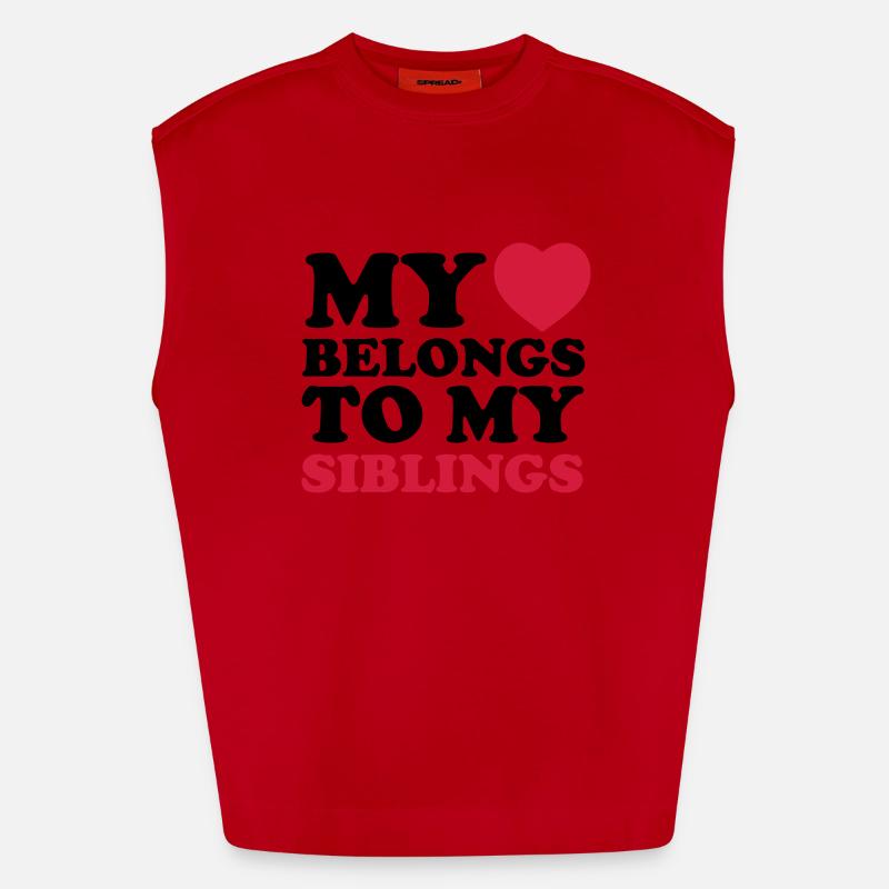 MHBTM siblings Débardeur bio épais oversize fabriqué en UE