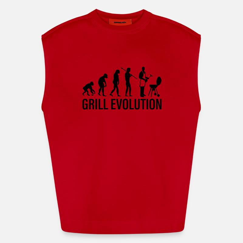 Evolution du gril Débardeur bio épais oversize fabriqué en UE