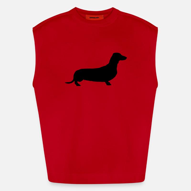 Teckel Débardeur bio épais oversize fabriqué en UE