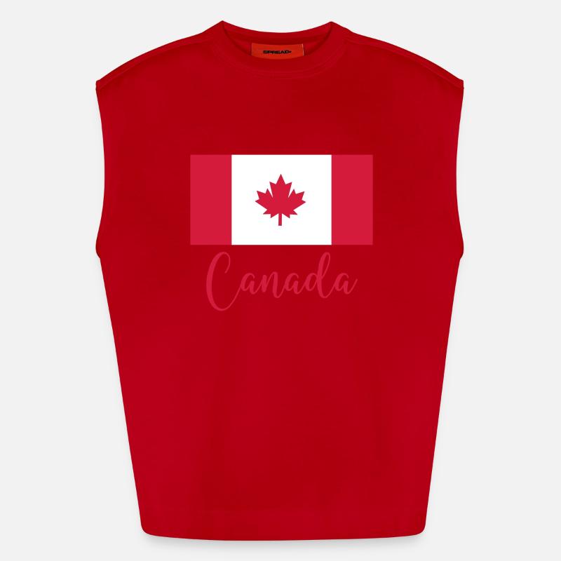 Canada Canada Débardeur bio épais oversize fabriqué en UE