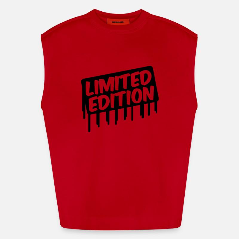 Edizione numerata Canotta ecologica oversize Heavyweight Made in UE