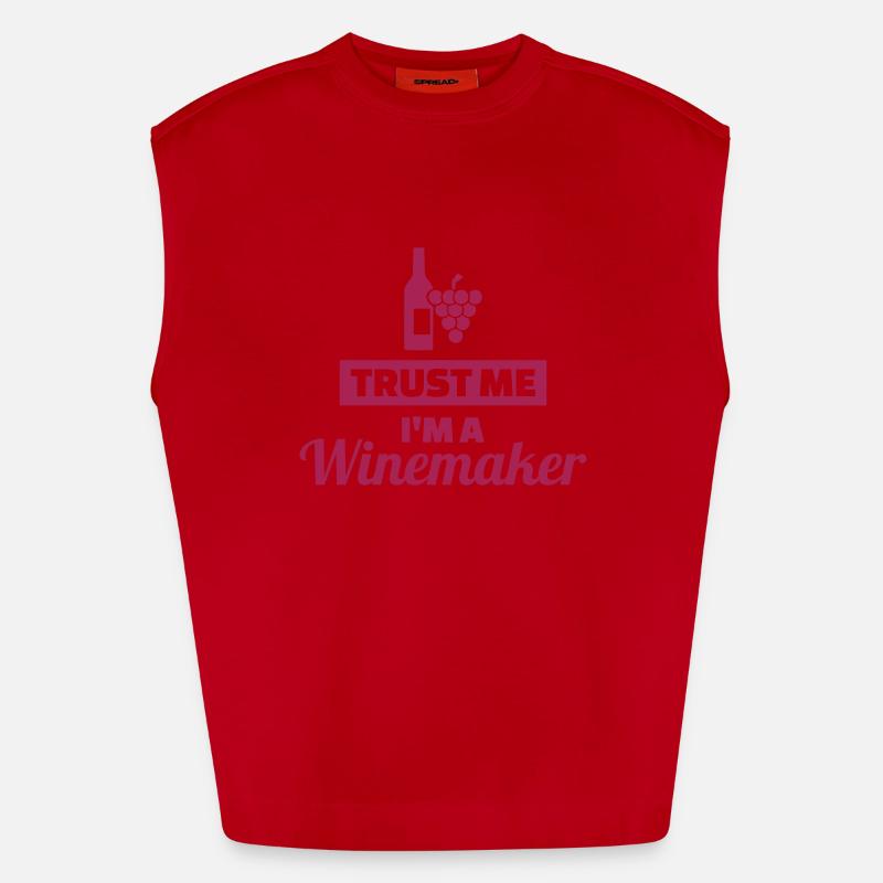 Winemaker Heavyweight Oversized Organic Tank Top Made in EU