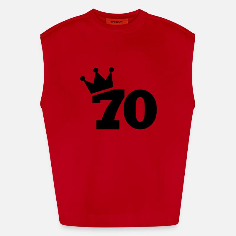 70 Débardeur bio épais oversize fabriqué en UE