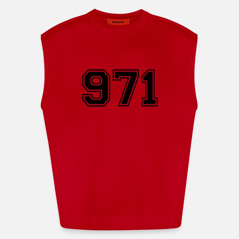 971 Débardeur bio épais oversize fabriqué en UE