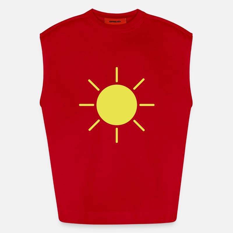 sun Heavyweight Oversized Organic Tank Top Made in EU