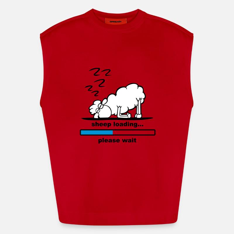 sheep loading Heavyweight Oversized Organic Tank Top Made in EU