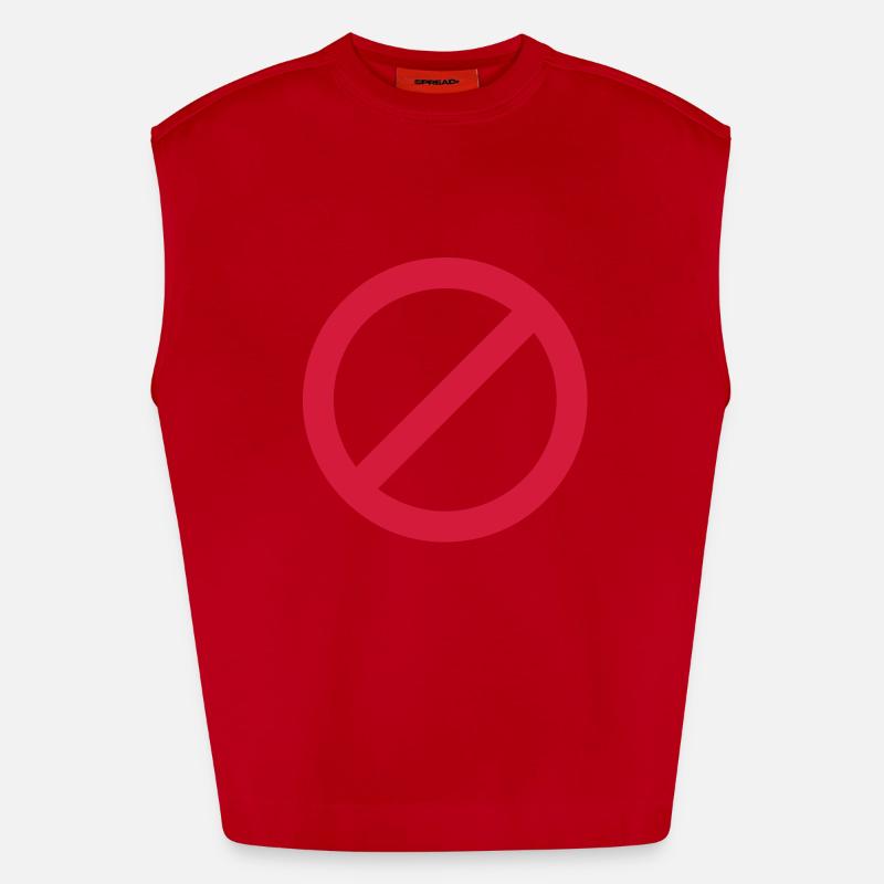 interdit Débardeur bio épais oversize fabriqué en UE