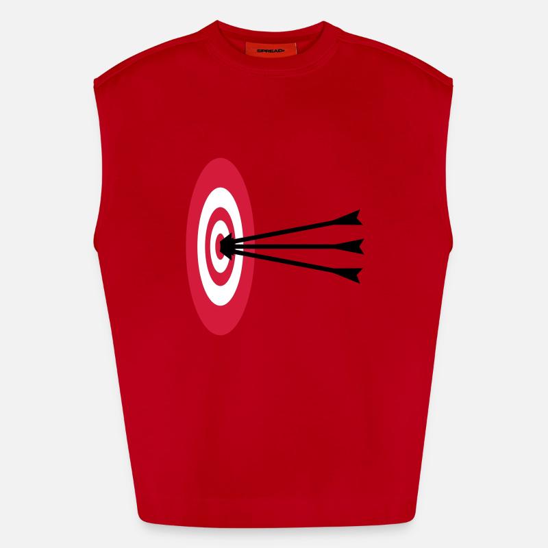 Archery Design Heavyweight Oversized Organic Tank Top Made in EU