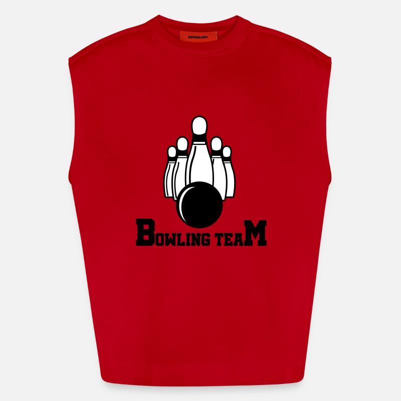 Équipe de bowling Débardeur bio épais oversize fabriqué en UE