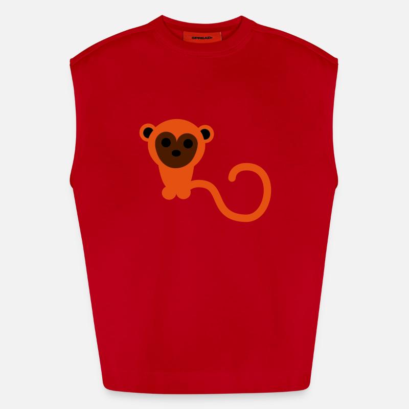 Äffchen Heavyweight Oversized Organic Tank Top Made in EU