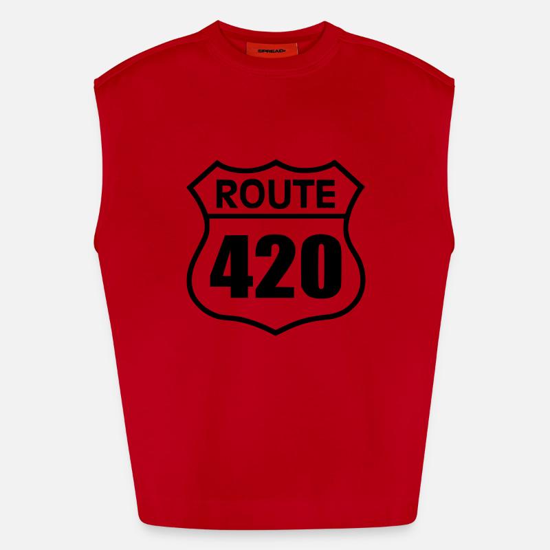 route 420 Débardeur bio épais oversize fabriqué en UE