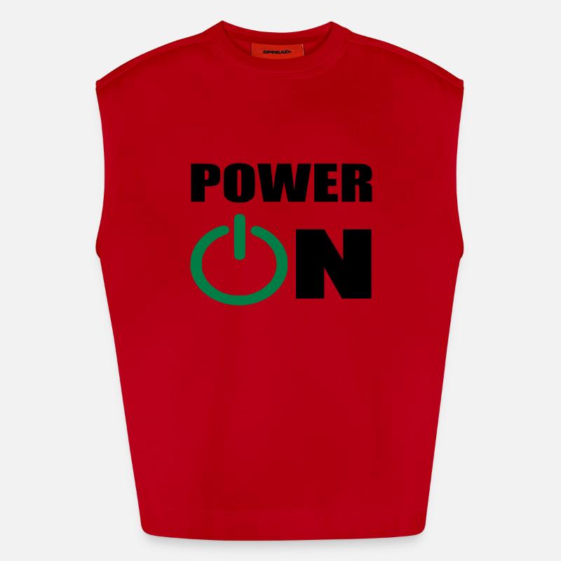 allumer Débardeur bio épais oversize fabriqué en UE