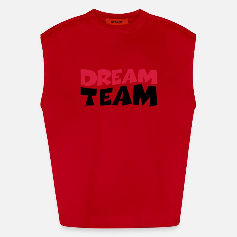 Dream Team Débardeur bio épais oversize fabriqué en UE