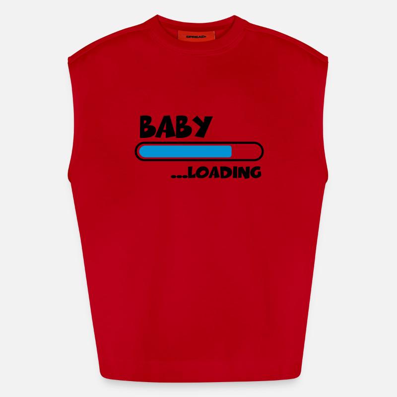 Baby loading Débardeur bio épais oversize fabriqué en UE