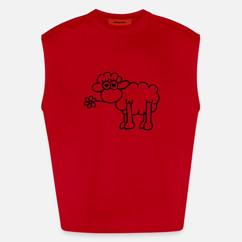 Verliebtes Schaf Heavyweight Oversized Organic Tank Top Made in EU