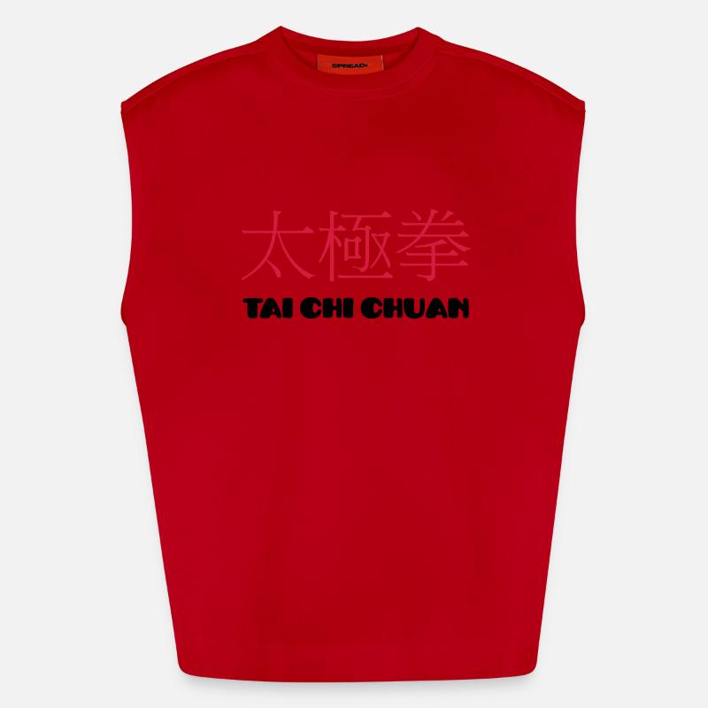 Tai Chi Chuan Débardeur bio épais oversize fabriqué en UE