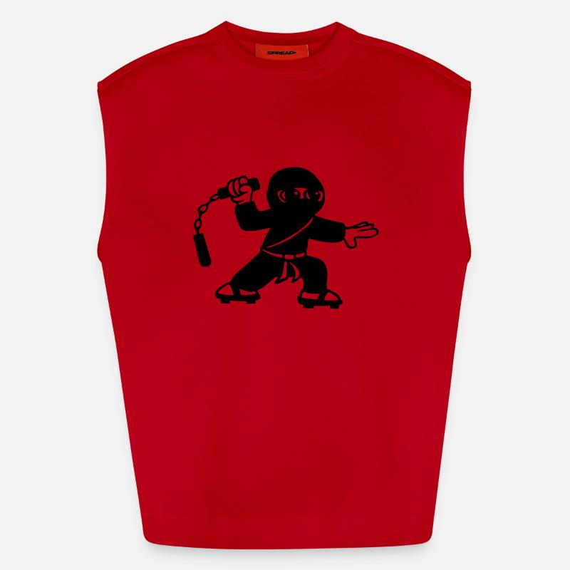 ninja Heavyweight Oversized Organic Tank Top Made in EU