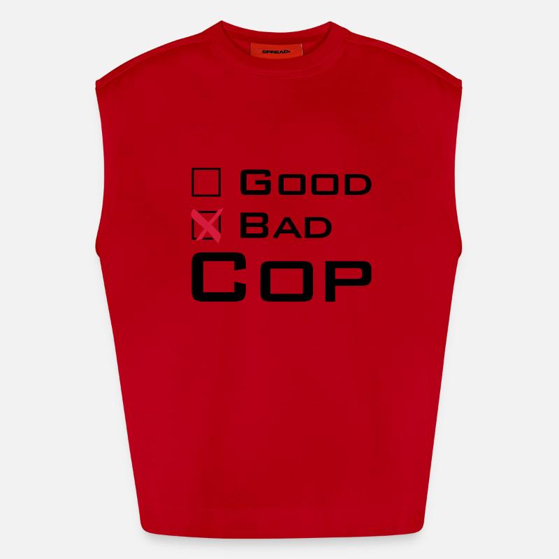 Bad Cop Heavyweight Oversized Organic tanktoppi Made in EU