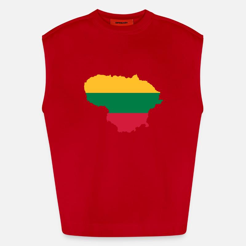 Lithuania Heavyweight Oversized Organic Tank Top Made in EU