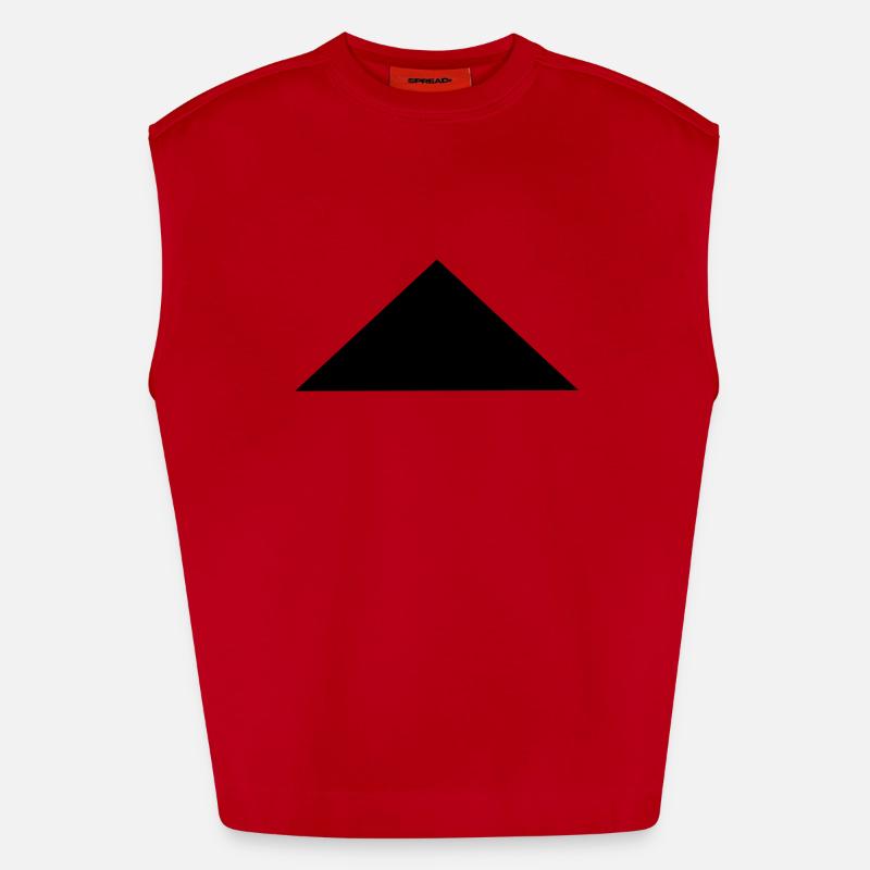 Triangolo Canotta ecologica oversize Heavyweight Made in UE