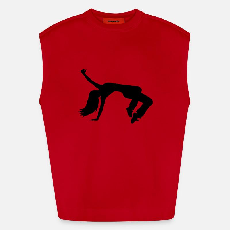 Breakdance Débardeur bio épais oversize fabriqué en UE