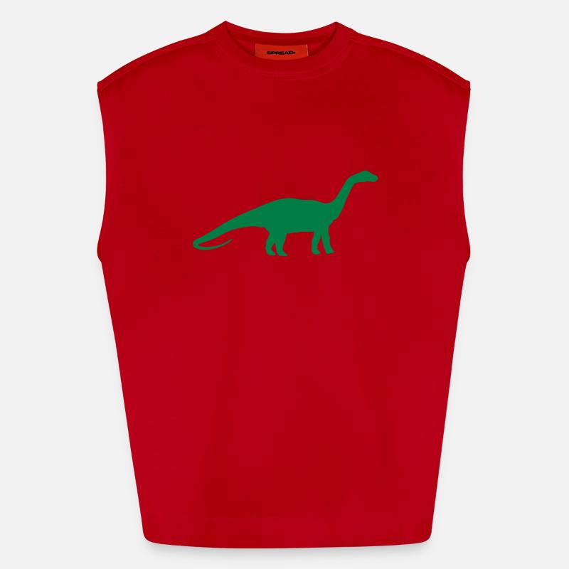 dino Heavyweight Oversized Organic Tank Top Made in EU