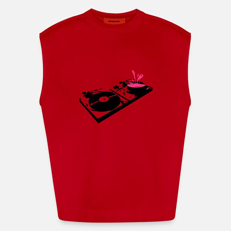 Turntable Heavyweight Oversized Organic Tank Top Made in EU
