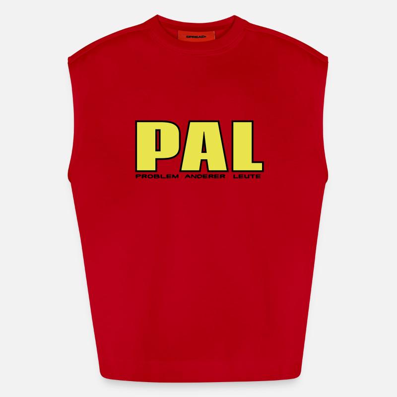 PAL - Problem anderer Leute Heavyweight Oversized Organic Tank Top Made in EU