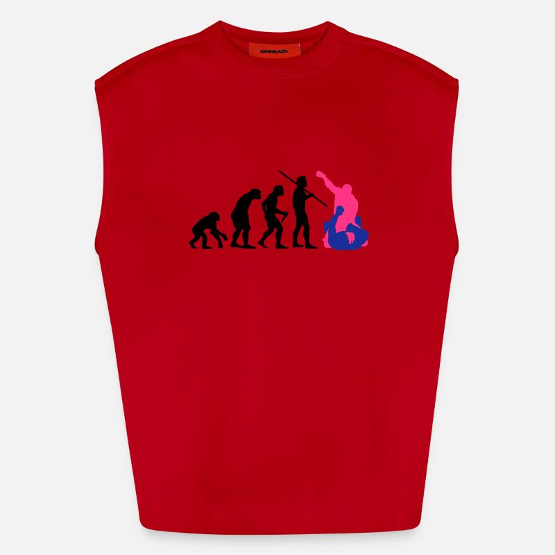 Evolution des Mannes - MMA Heavyweight Oversized Organic Tank Top Made in EU