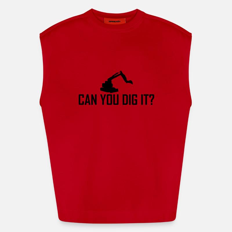can you dig it? Débardeur bio épais oversize fabriqué en UE