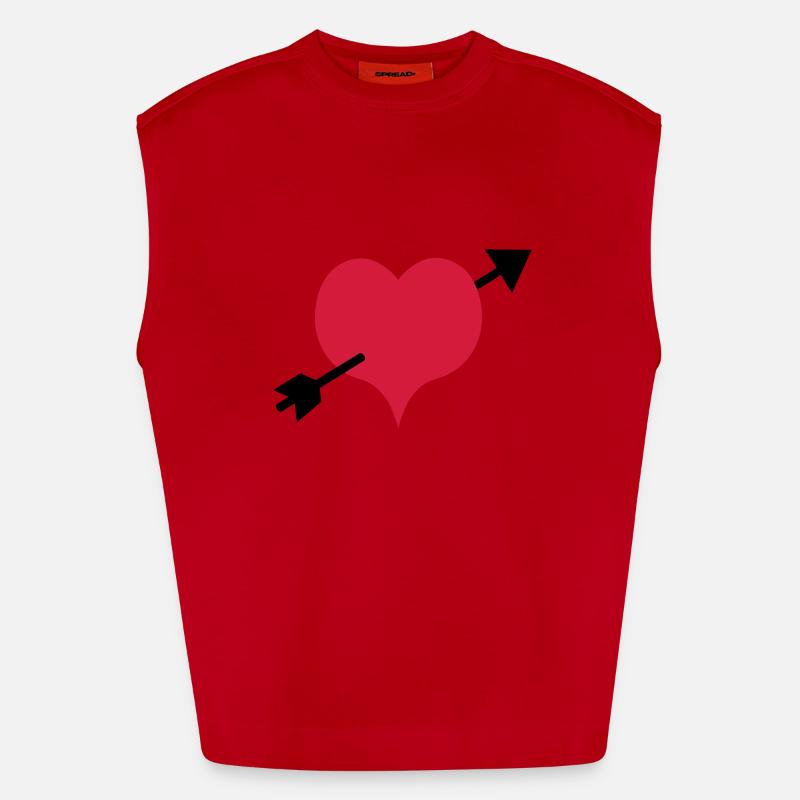 la flèche Débardeur bio épais oversize fabriqué en UE