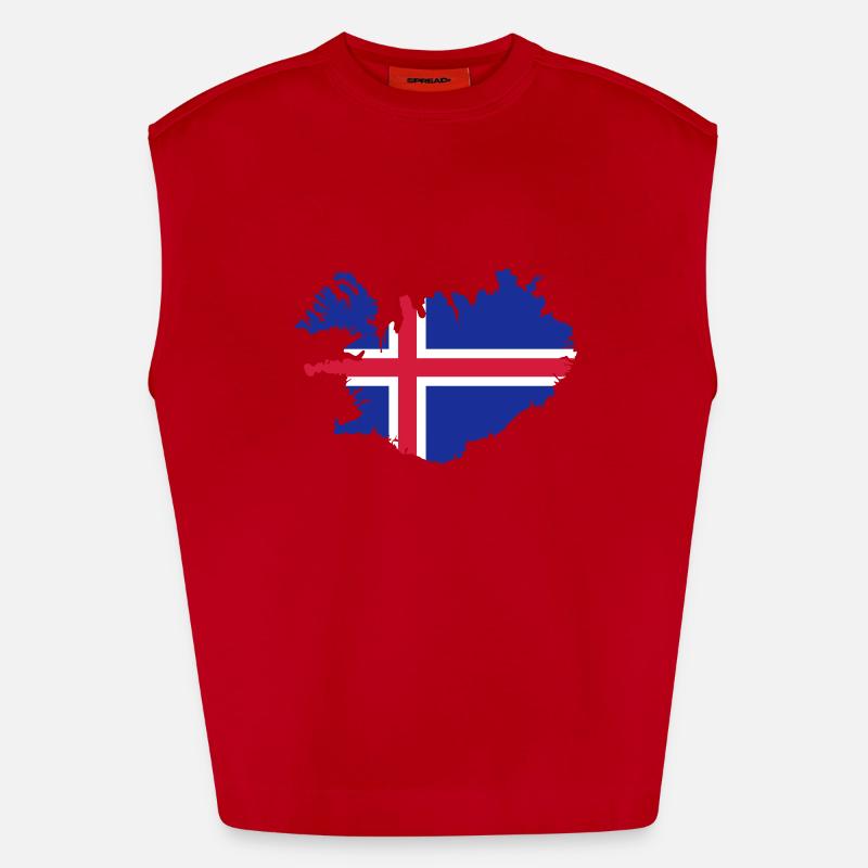 Islande Débardeur bio épais oversize fabriqué en UE