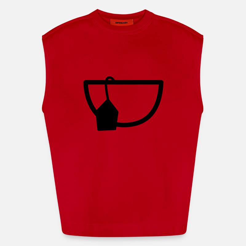 Tea Heavyweight Oversized Organic Tank Top Made in EU