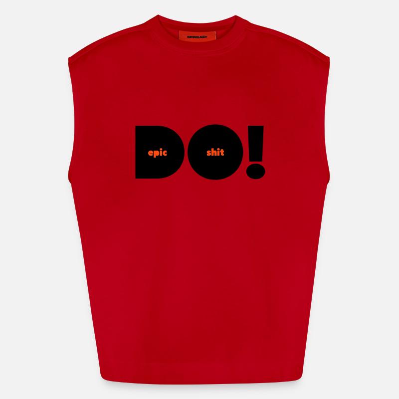 Do Epic Shit Alternative Bicolore Débardeur bio épais oversize fabriqué en UE