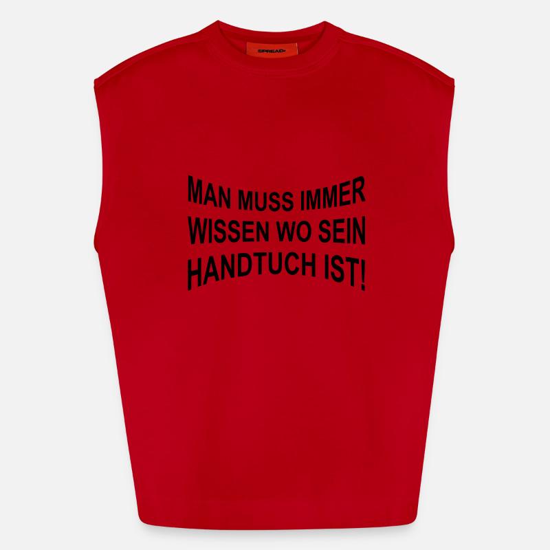 Handtuch Heavyweight Oversized Organic Tank Top Made in EU