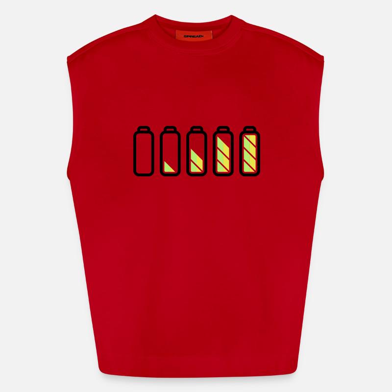 battery_loading Débardeur bio épais oversize fabriqué en UE