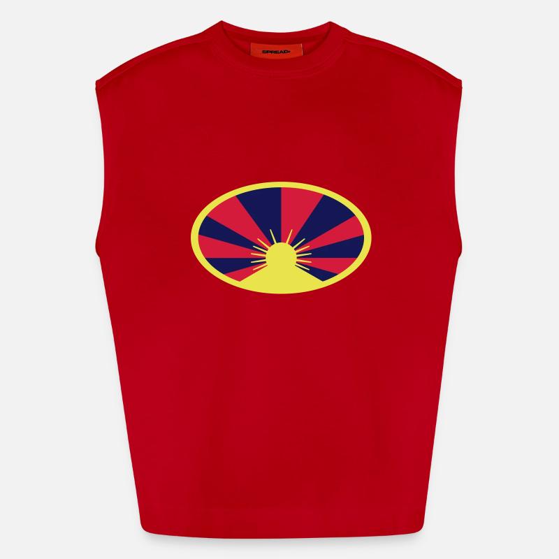 Tibet Heavyweight Oversized Organic Tank Top Made in EU