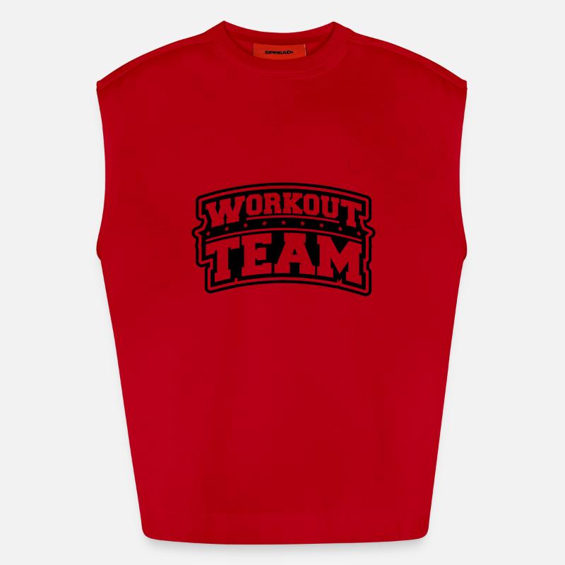 workout_team_dx1 Débardeur bio épais oversize fabriqué en UE
