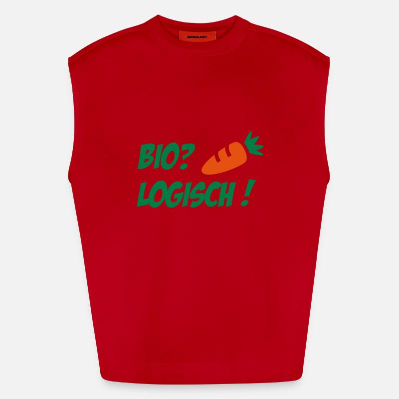 Biologico Canotta ecologica oversize Heavyweight Made in UE