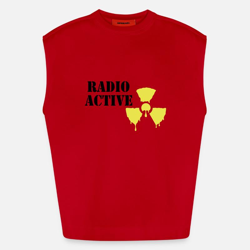 radioactive Heavyweight Oversized Organic Tank Top Made in EU